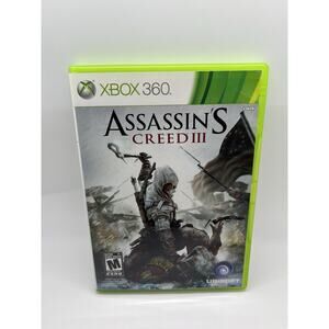 Assassin's Creed III (Microsoft Xbox 360, 2012) - CIB - TESTED